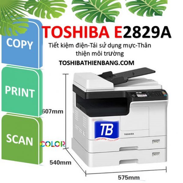 Tổng quan về máy photocopy Toshiba E - Studio 2829A