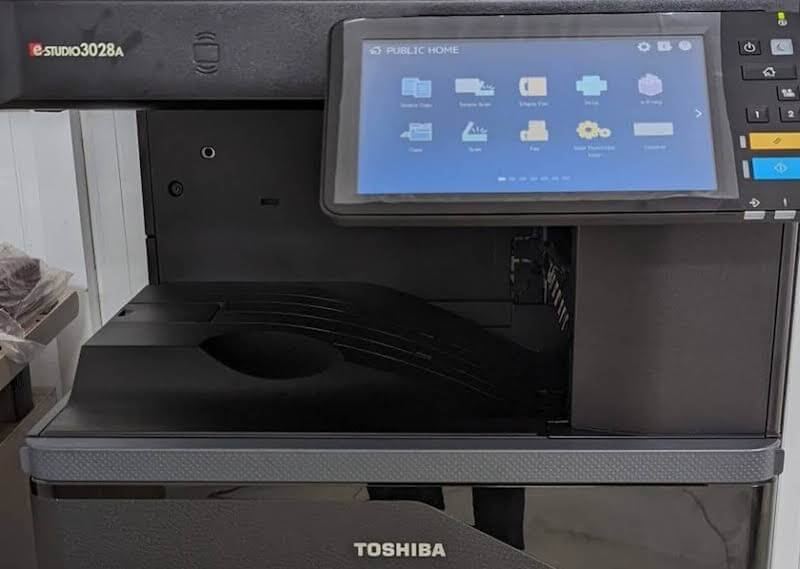 Máy photocopy Toshiba E3028A tại Toshiba Thiên Bằng.