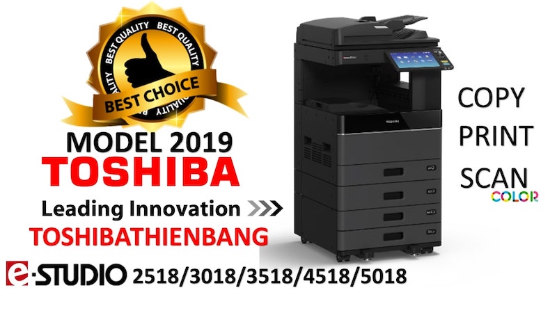 Lựa chọn Toshiba Thiên Băng để mua máy photocopy chất lượng nhất