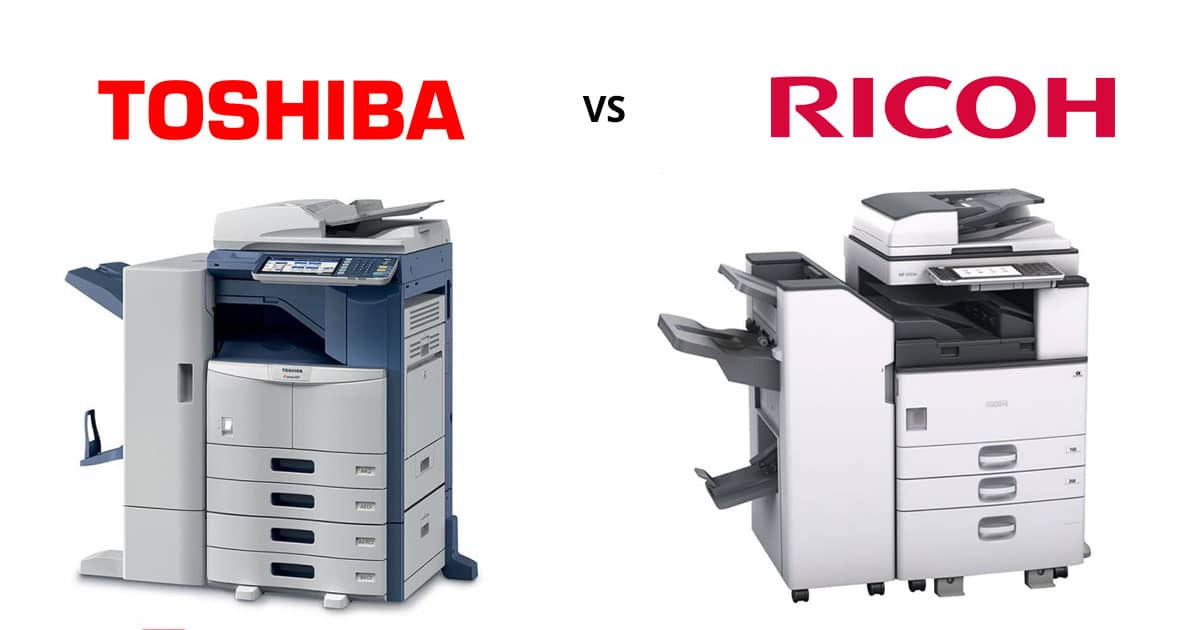 So sánh máy photocopy Ricoh và Toshiba chi tiết nhất