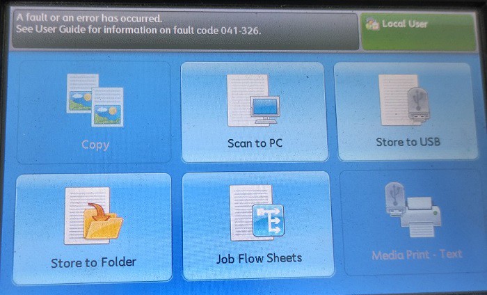 Scan to PC để Scan hộ chiếu bằng máy photocopy Fuji Xerox