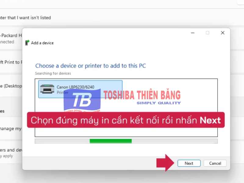 Hoàn tất kết nối