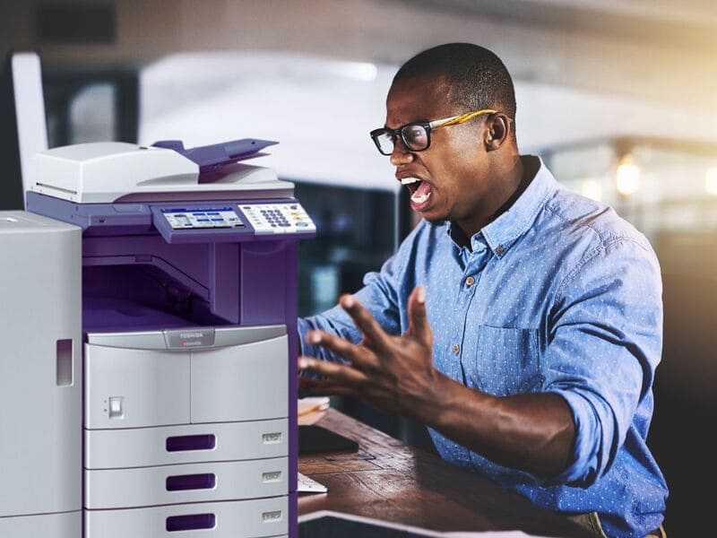 Máy photocopy phát ra tiếng ồn nguyên nhân do đâu