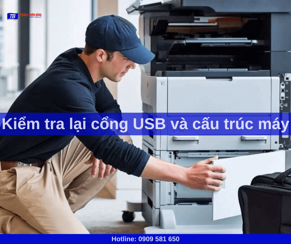 Kiểm tra lại cổng USB và cấu trúc máy