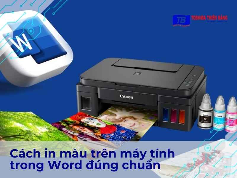 Cách in màu trên máy tính trong Word đúng chuẩn