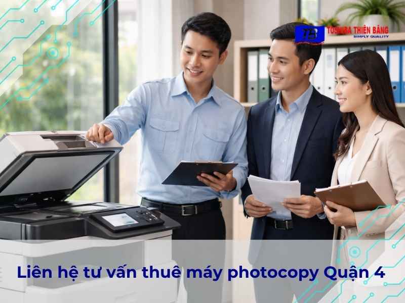 Vì sao nên chọn Toshiba Thiên Băng khi cần thuê máy photocopy tại Quận 4?