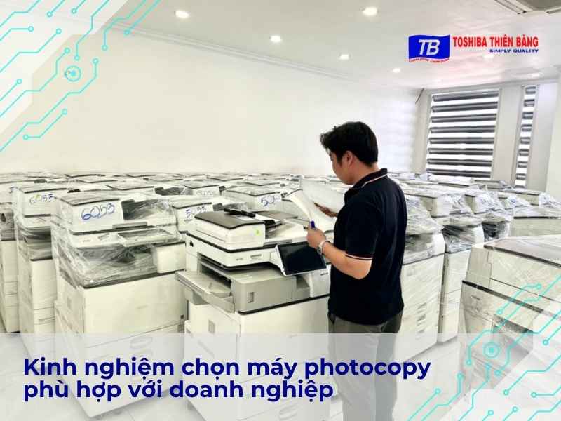 Các dòng máy photocopy được thuê nhiều hiện nay