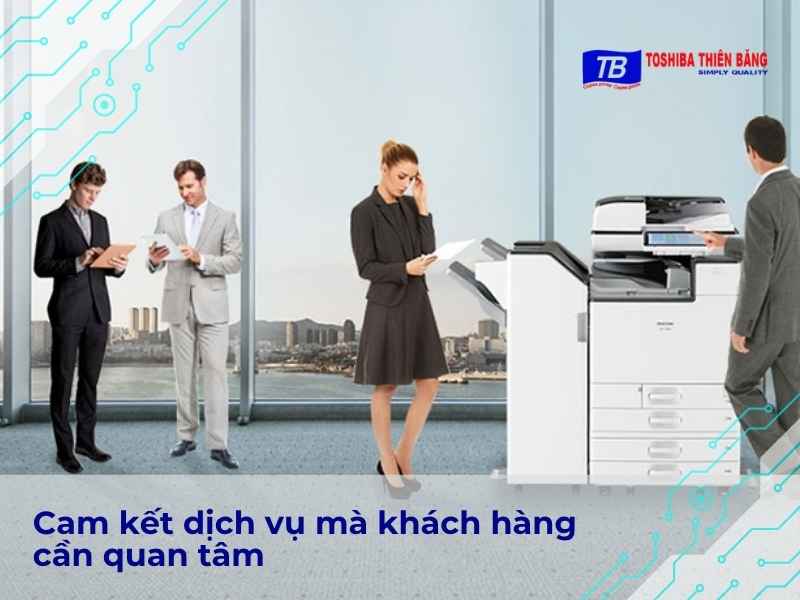Quy trình thuê máy photocopy chuyên nghiệp tại Toshiba Thiên Băng