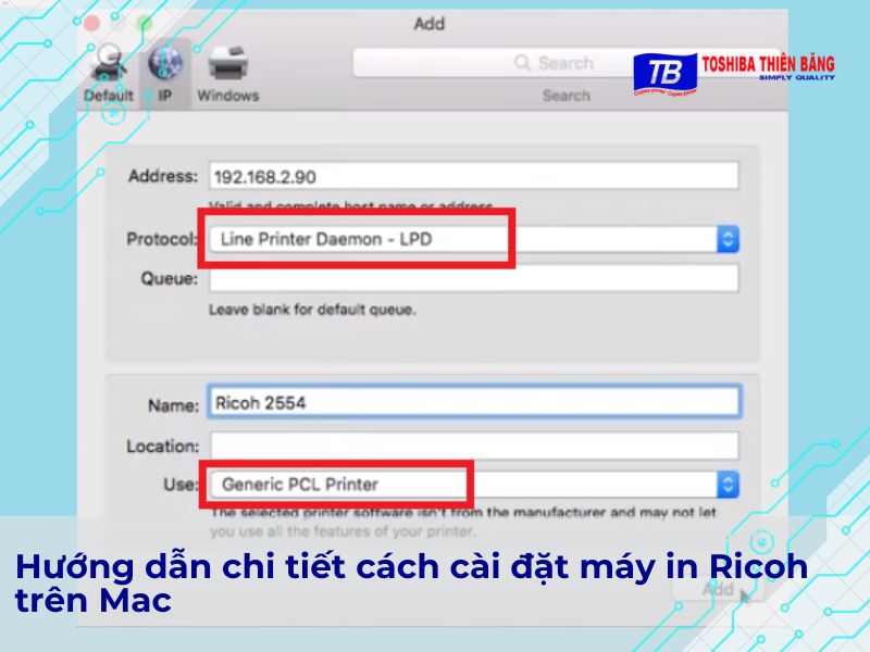 Hướng dẫn chi tiết cách cài đặt máy in Ricoh trên Mac