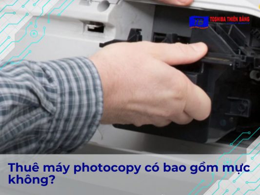 Dịch vụ thuê máy đã bao gồm mực