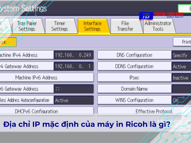 Giải đáp các câu hỏi thường gặp về địa chỉ IP máy in Ricoh