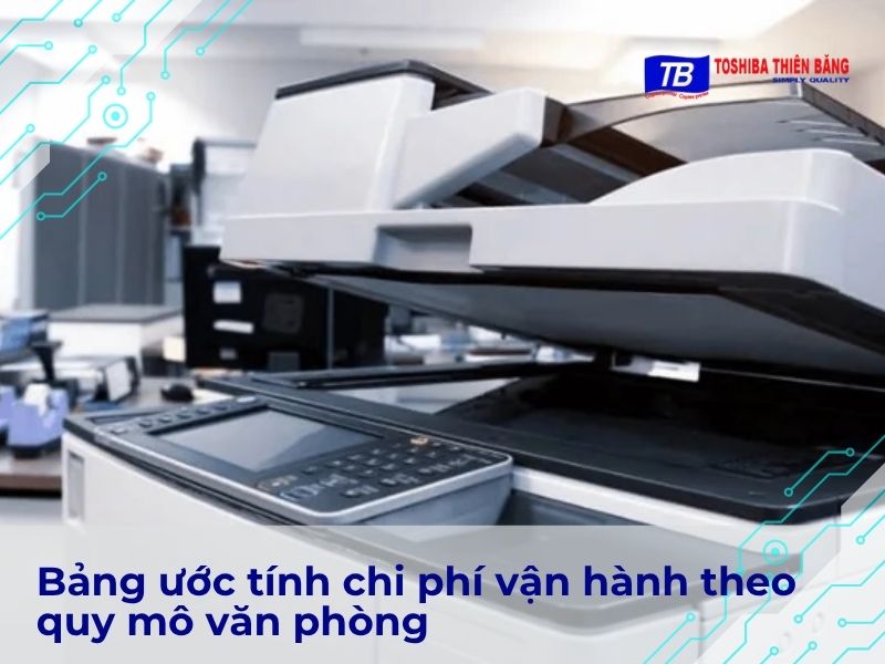 Bảng ước tính chi phí vận hành theo quy mô văn phòng