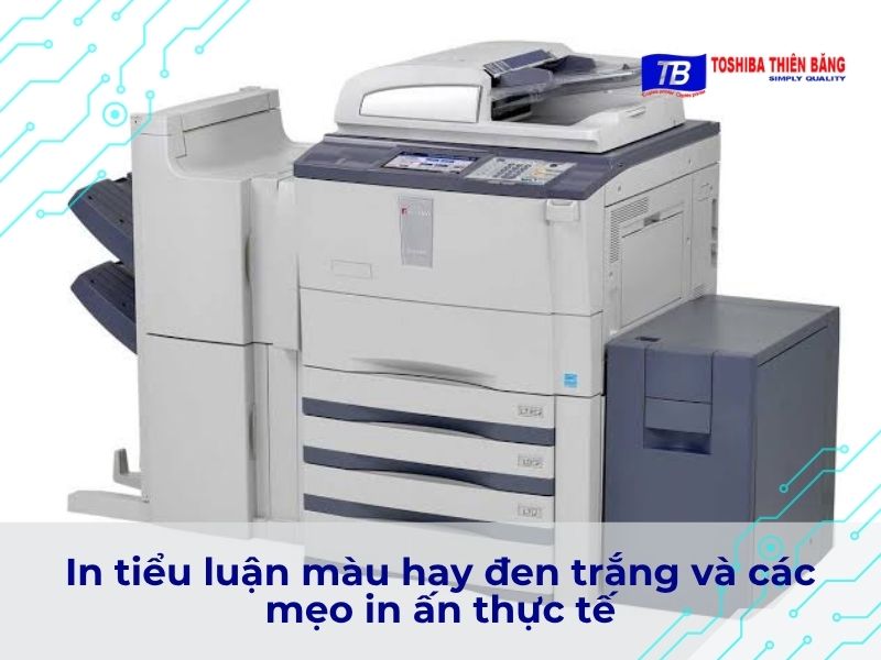 In tiểu luận màu hay đen trắng và các mẹo in ấn thực tế